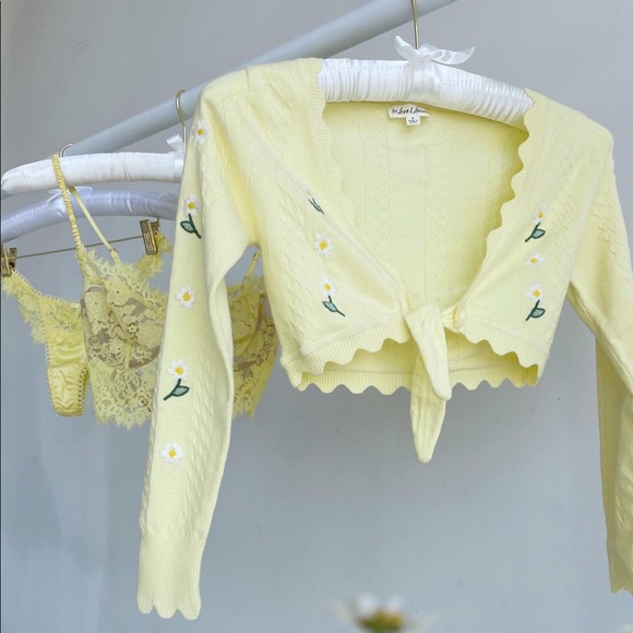 For Love And Lemons Tops - FOR LOVE & LEMONS Daisy Cardigan